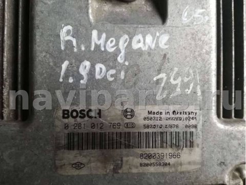 Блок управления двигателем Renault Megane, 2005 г., арт. 5736, фото 2