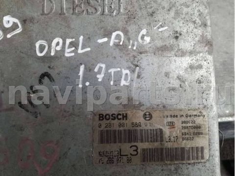 Блок управления двигателем Opel Astra, 2001 г., арт. 5766, фото 2