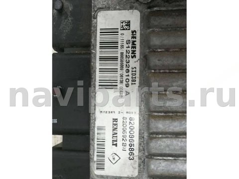 Блок управления двигателем Renault Scenic, 2006 г., OEM SID301, арт. 65112641
