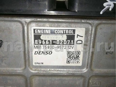 Блок управления двигателем Toyota Auris, 2007 г., OEM 8966102D71, арт. 67589697, фото 2