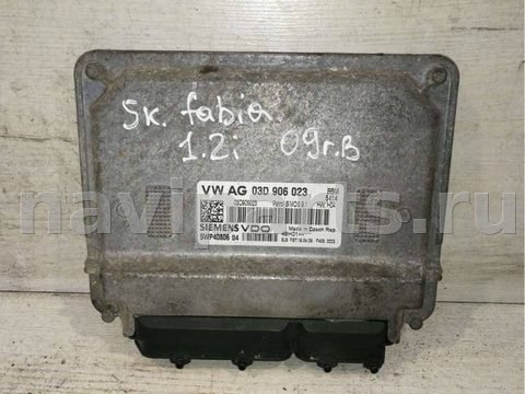 Блок управления двигателем Skoda Fabia, 2009 г., OEM 03D906023, арт. 67589800