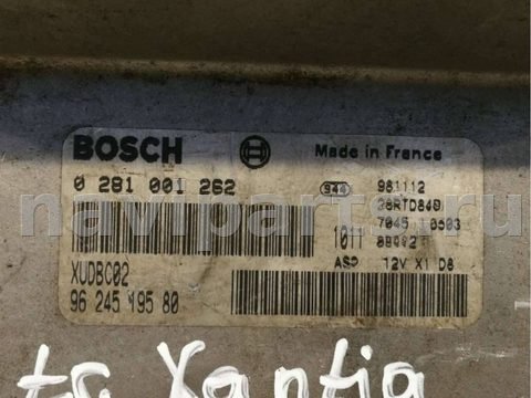 Блок управления двигателем Citroen Xantia, 1998 г., OEM 0281001262, арт. 67589803