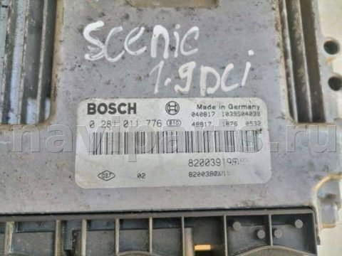 Блок управления двигателем Renault Scenic, 2003 г., арт. 84519765, фото 3