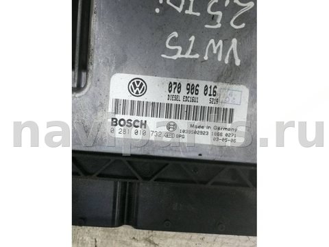 Блок управления двигателем Volkswagen Transporter, 2003 г., арт. 87379304, фото 2