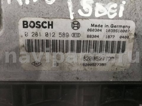 Блок управления двигателем Renault Scenic, 2005 г., OEM 0281012589, арт. 87626699, фото 3