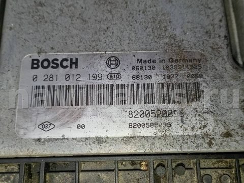 Блок управления двигателем Renault Laguna, 2005 г., OEM 0281012199, арт. 88376602, фото 2