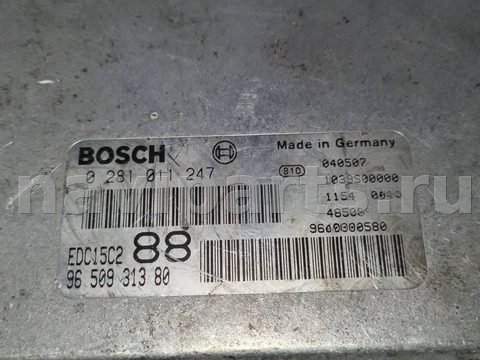 Блок управления двигателем Citroen Jumpy, 2004 г., OEM 0281011247, арт. 88618410