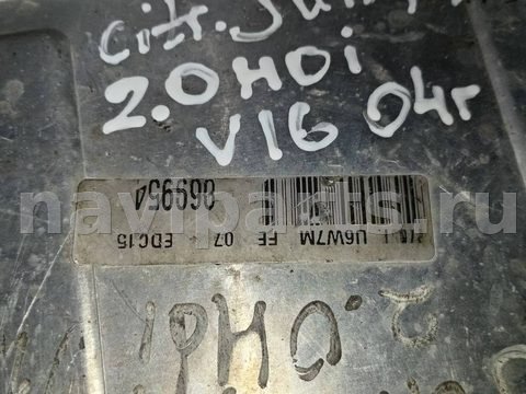 Блок управления двигателем Citroen Jumpy, 2004 г., OEM 0281011247, арт. 88618410, фото 3