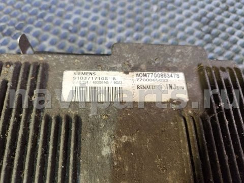 Блок управления двигателем Renault Laguna, 2000 г., OEM 7700863478, арт. 96958694, фото 2