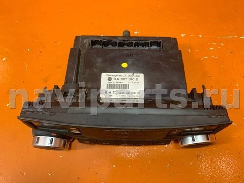 Блок управления печки/климат-контроля Volkswagen Touareg, 2004 г., арт. 01023181, фото 2