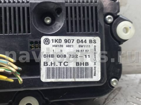 Блок управления печки/климат-контроля Volkswagen Golf, 2006 г., арт. 1118758, фото 3
