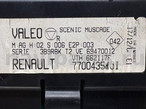Блок управления печки/климат-контроля Renault Scenic, 2000 г., арт. 114725693, фото 8