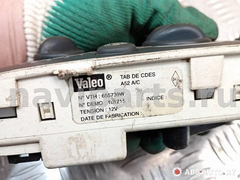 Блок управления печки/климат-контроля Renault Scenic, 1998 г., OEM 655739W, арт. A1050_2, фото 4