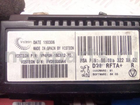 Блок управления печки/климат-контроля Peugeot 407, 2009 г., OEM 96464896KR, арт. A14469_1, фото 7