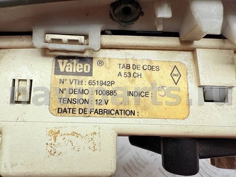 Блок управления печки/климат-контроля Renault Scenic, 1998 г., OEM 651942P, арт. A38620, фото 5