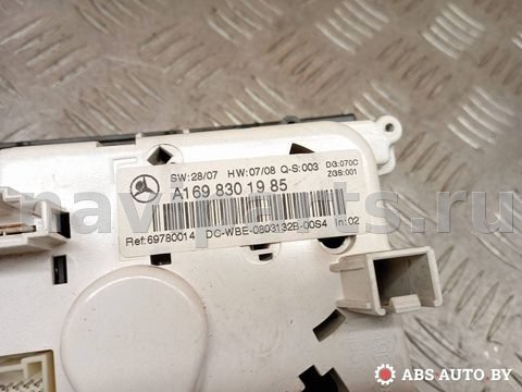 Блок управления печки/климат-контроля Mercedes A W169, 2006 г., арт. A4415_2, фото 5
