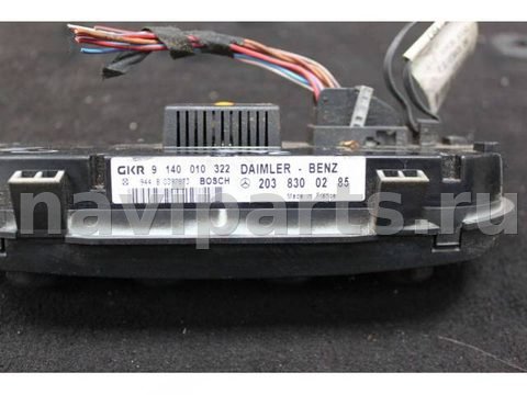Блок управления печки/климат-контроля Mercedes C W203, 2001 г., OEM 2038300285, арт. C561, фото 2