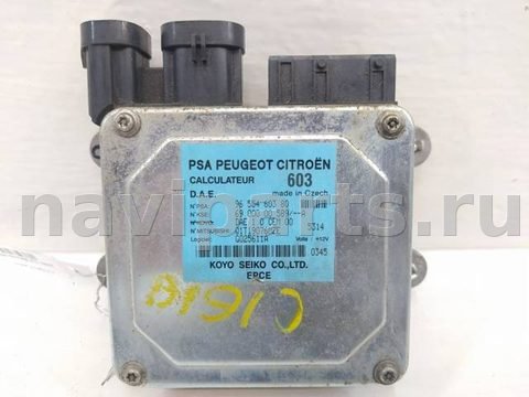 Блок управления рулевой рейки Peugeot 1007, 2007 г., OEM 9655460380, арт. 10419541
