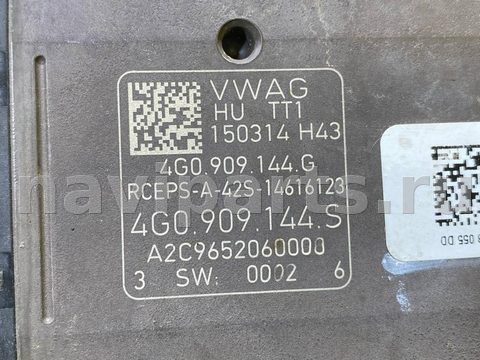 Блок управления рулевой рейки Audi A6, 2015 г., OEM 4G0909144G, арт. 49381321, фото 7