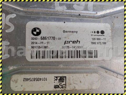 Блок управления рулевой рейки BMW X5 F15, 2016 г., OEM 6861770, арт. 93317523, фото 2