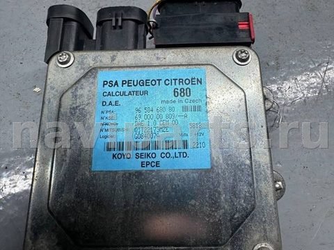 Блок управления рулевой рейки Peugeot 1007, 2007 г., OEM 9658468080, арт. B91186904_10, фото 2