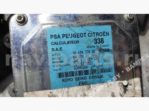 Блок управления рулевой рейки Citroen C3, 2006 г., OEM 9665433880, арт. N2101, фото 2