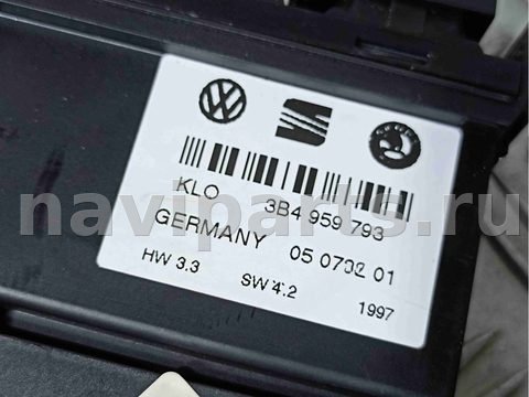 Блок управления стеклоподъёмниками Volkswagen Passat, 1998 г., OEM 3B4959793, арт. 018845, фото 3