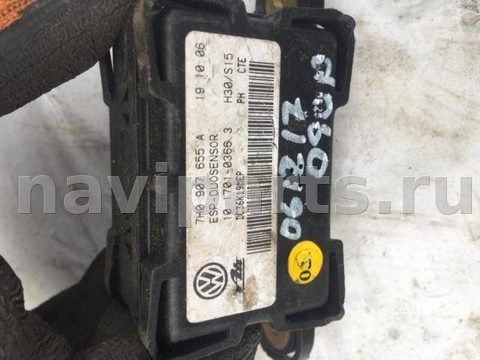 Датчик ускорения Audi A3, 2008 г., OEM 7H0907655A, арт. 13619