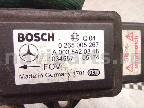 Датчик ускорения Mercedes E W211, 2008 г., OEM 0265005267, арт. A33502_6, фото 3