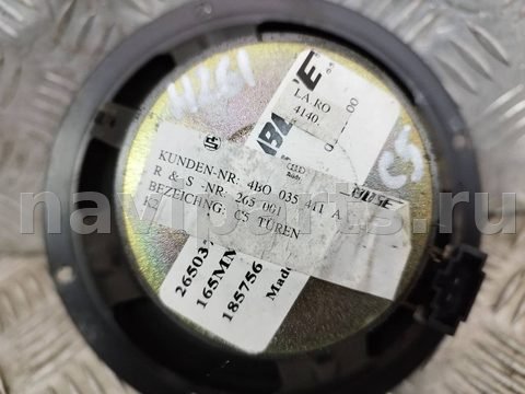 Динамик Audi A6 C5, 2002 г., OEM 4B0035411A, арт. 113348385_3, фото 3