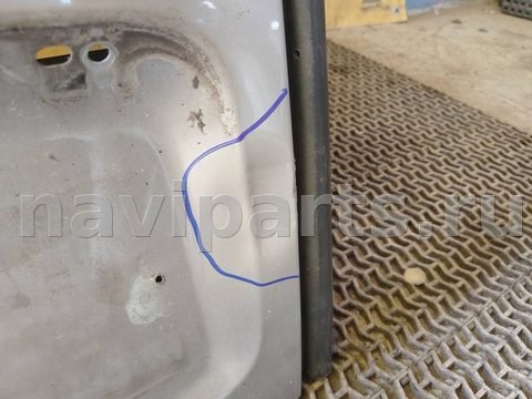 Дверь задняя распашная левая Citroen Berlingo, 2002 г., арт. 122597, фото 5