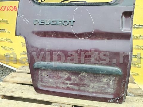 Дверь задняя распашная левая Peugeot Partner, 1996 г., арт. 189349, фото 3