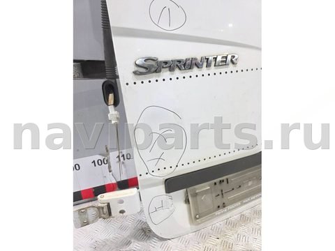 Дверь задняя распашная левая Volkswagen Crafter, 2010 г., арт. 388614_2, фото 10