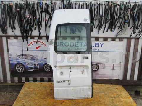 Дверь задняя распашная левая Renault Master, 2006 г., арт. 71885