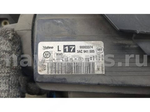 Фара левая Volkswagen Passat B7, 2010 г., OEM 3AA941661E, арт. 21397317, фото 3