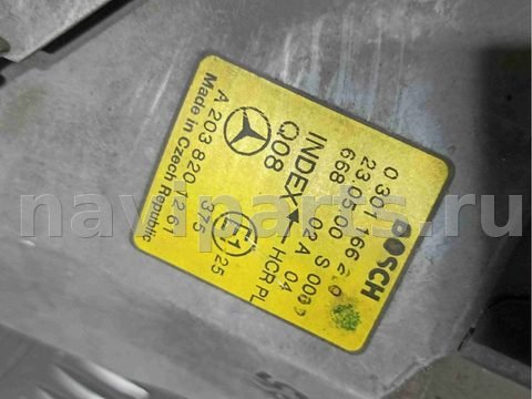Фара правая Mercedes C W203, 2001 г., OEM 0301166272, арт. 009797, фото 5