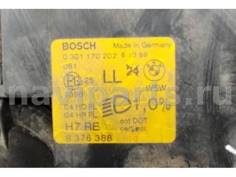 Фара правая BMW 7 E38, 1994 г., OEM 8376388, арт. 54796279, фото 3