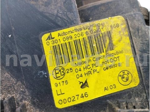 Фара правая BMW 3 E46, 1998 г., OEM 6902746, арт. 55058607, фото 4