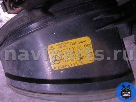 Фара противотуманная левая Mercedes C W204, 2009 г., OEM A1698201556, арт. 00093422, фото 6