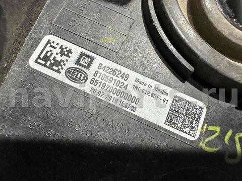 Фара противотуманная левая Chevrolet Equinox, 2018 г., OEM 84226249, арт. 6212429, фото 4