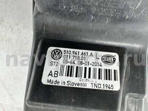 Фара противотуманная левая Volkswagen Golf Sportsvan, 2014 г., OEM 510941661A, арт. B9539, фото 4