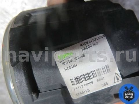 Фара противотуманная правая Nissan X-Trail, 2009 г., OEM 261508990B, арт. 00092547, фото 3