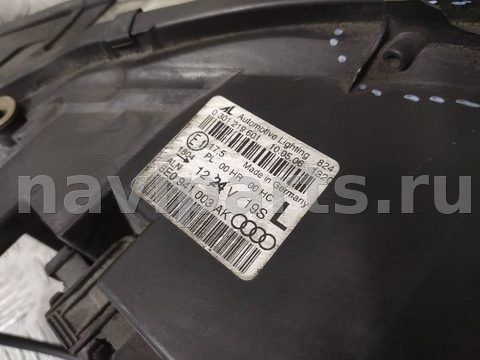 Фары передние (комплект) Audi A4 B7, 2005 г., OEM 8E0941003AK, арт. 104310577, фото 6