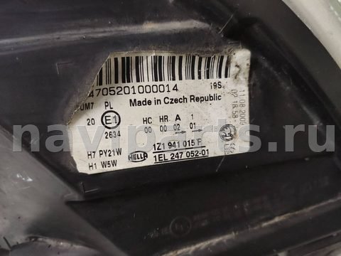 Фары передние (комплект) Skoda Octavia A5, 2009 г., OEM 1Z1941015F, арт. 106804701, фото 6
