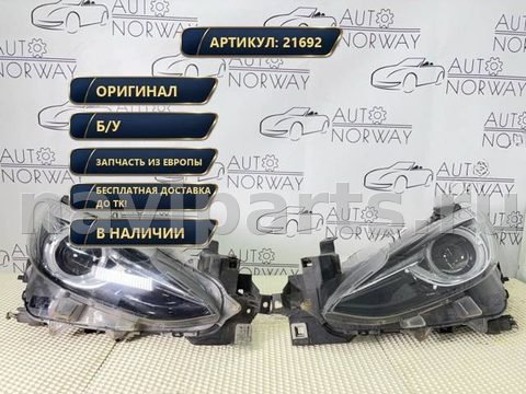 Фары передние (комплект) Mazda 3, 2014 г., OEM BHN351040, арт. 21692