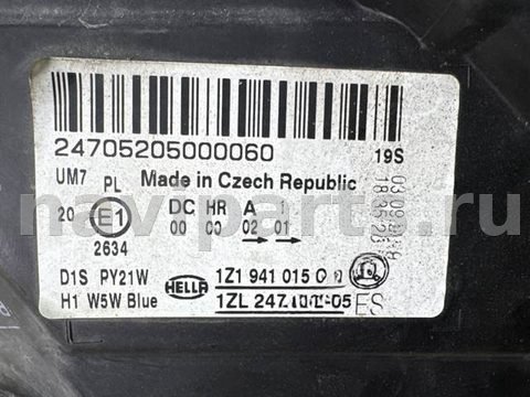 Фары передние (комплект) Skoda Octavia, 2009 г., OEM 1Z1941015G, арт. 21698, фото 13
