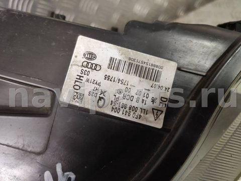 Фары передние (комплект) Audi A6 C6 (S6,RS6), 2008 г., OEM 4f0941004, арт. 87869601_2, фото 5
