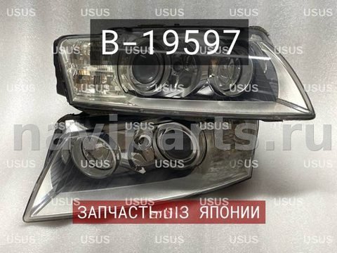 Фары передние (комплект) Audi A8, 2007 г., OEM 4E0941029BR, арт. B19597