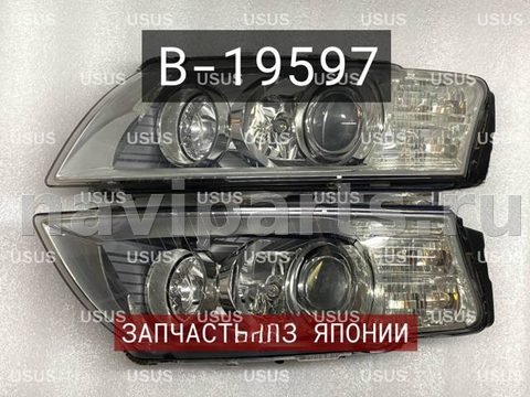 Фары передние (комплект) Audi A8, 2007 г., OEM 4E0941029BR, арт. B19597, фото 2