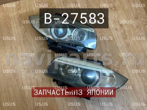 Фары передние (комплект) BMW 1 E87/E81/E82/E88, 2007 г., OEM 63117273833, арт. B27583
